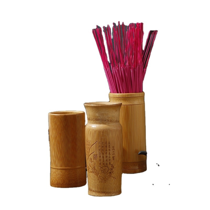 Retro Incense Barrel Bucket for Buddha Home Use Hall Shentai Sticks