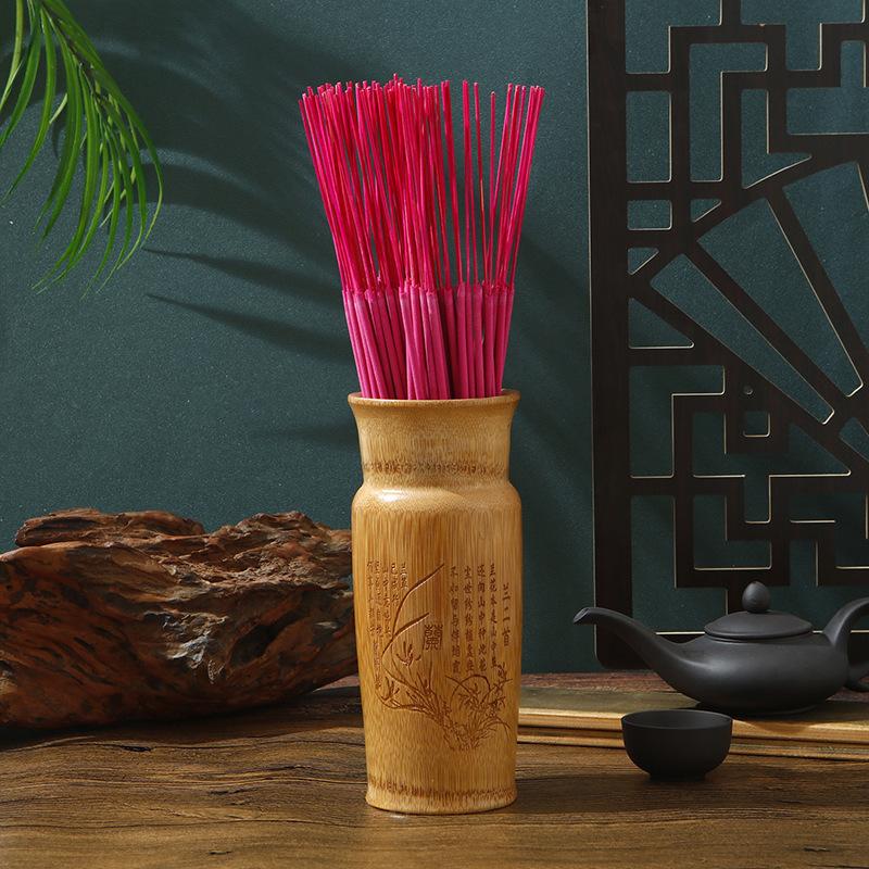 Retro Incense Barrel Bucket for Buddha Home Use Hall Shentai Sticks