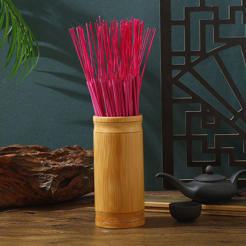 Retro Incense Barrel Bucket for Buddha Home Use Hall Shentai Sticks