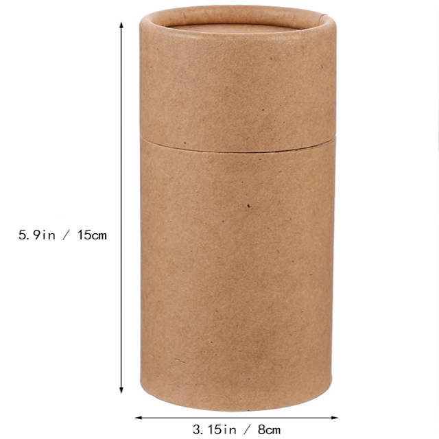 Custom printed biodegradable high quality tea cans gift tube box packaging bulk tea food cylinder paper cardboard paper tube