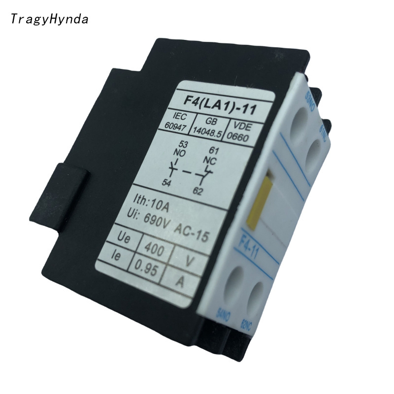 F4-11 Auxiliary Contact Cjx2 Ac Contactor Supporting La1-Dn11 1No+1Nc Auxiliary Contact Block For Cjx2 Lc1-D Series