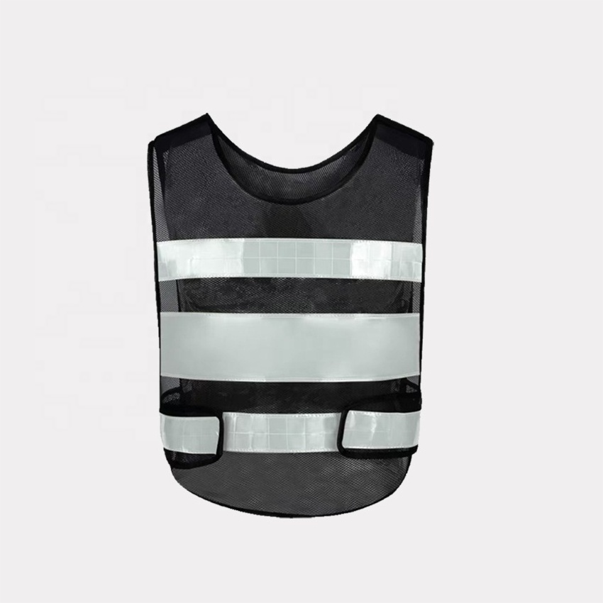 Wholesale High Visibility Polyester Mesh Safety Vest Lightweight Adjustable Reflective Adult Unisex Vest with Logo Support