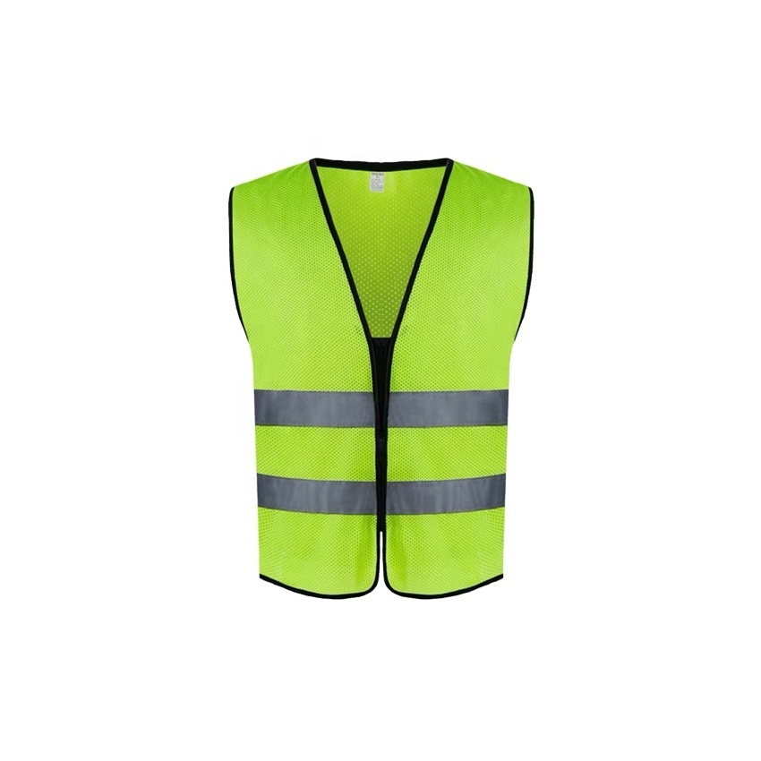 Hot Selling High Visibility Polyester Safety Vest with LED Flash Custom Logo Customized Executive Work Wear Waistcoats