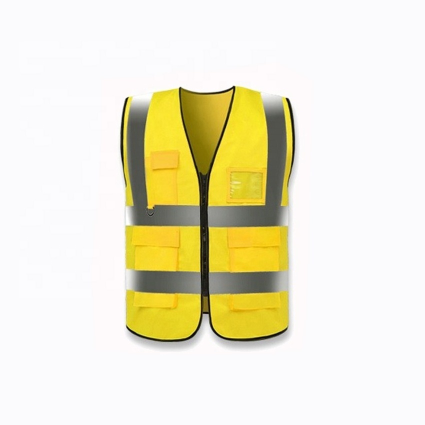 High Visibility Reflective Winter Safety Vest Breathable Cheap men's work wear reflective waistcoat jacket Hi Vis Workwear