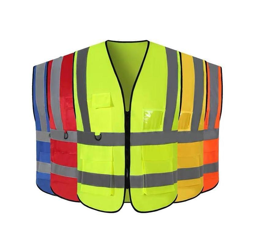 High Visibility Reflective Winter Safety Vest Breathable Cheap men's work wear reflective waistcoat jacket Hi Vis Workwear