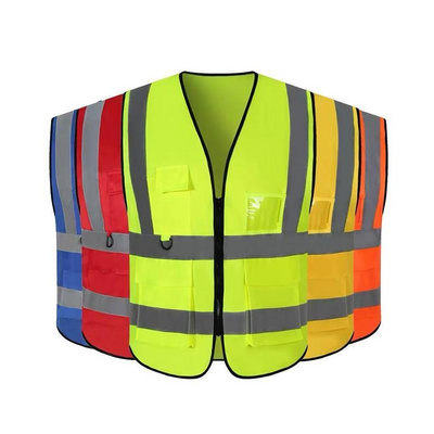 High Visibility Reflective Winter Safety Vest Breathable Cheap men's work wear reflective waistcoat jacket Hi Vis Workwear