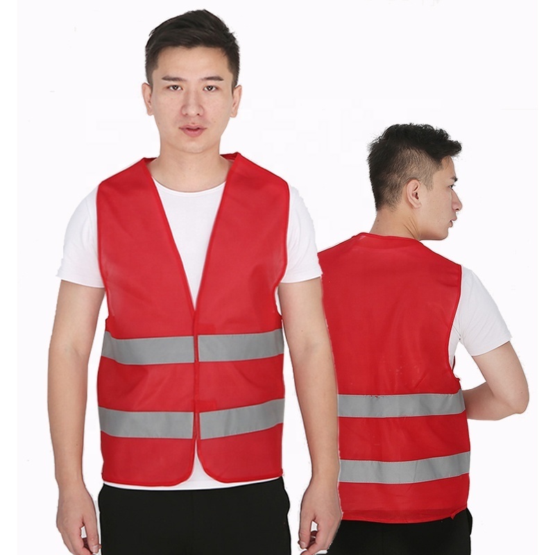 High Visibility Reflective Hi Vis Viz Safety Vest Waistcoats Reflectorized vest Workwear Body protection