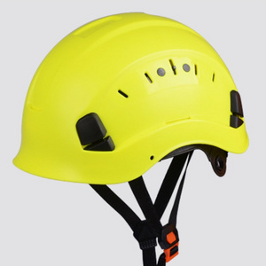 CE ANSI ABS PPE Safety Helmet For Mountaineering And Rock Climbing And High-altitude Operation