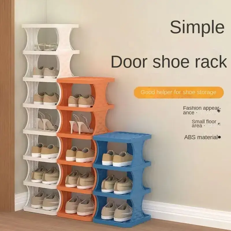 Multi-layer Storage Shelves Cabinet Modern Shoe Organizer Simple Modern Shoe Storage Cabinet Home  shoes rack