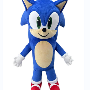 Giant inflatable Sonic Hedgehog mascot costume  cosplay party carnival adult dress kid birthday advertising dancing wedding