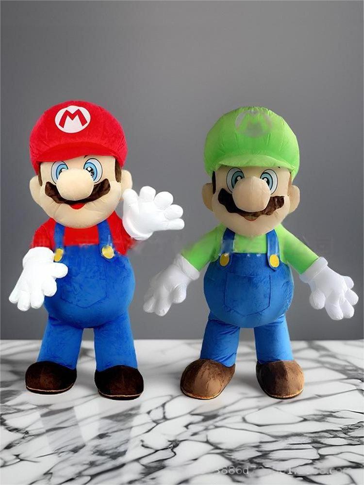 Mario inflatable mascot costume  cosplay party carnival adult dress kid birthday advertising dancing wedding