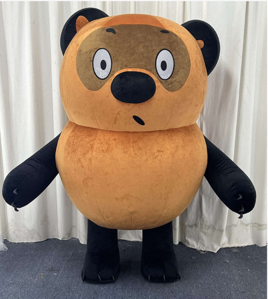 6.56ft  bear inflatable tom nook mascot costume  cosplay party carnival adult dress kid birthday advertising dancing wedding