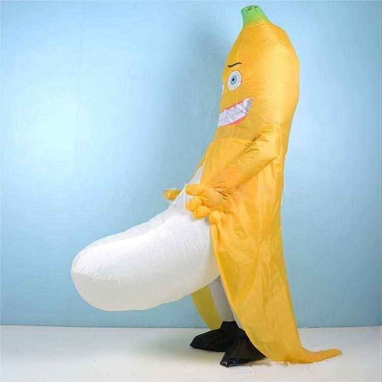 inflatable Sleazy banana mascot costume  cosplay party carnival adult dress kid birthday advertising dancing wedding