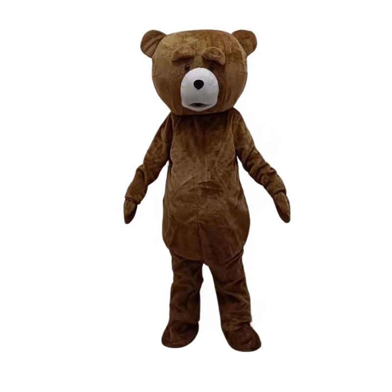 cute fur bear mascot costume cosplay party carnival costume adult dress kid birthday advertising dancing wedding