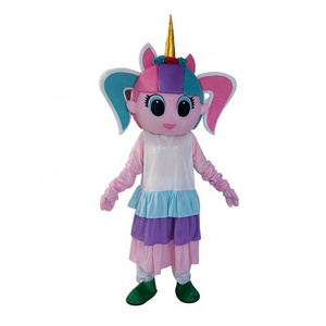 doll girl unicorn mascot costume cosplay party carnival costume adult dress kid birthday advertising dancing