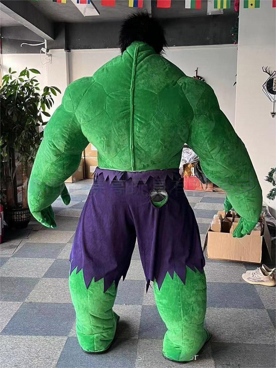 Giant green man inflatable doll mascot costume  cosplay party carnival adult dress kid birthday advertising dancing wedding