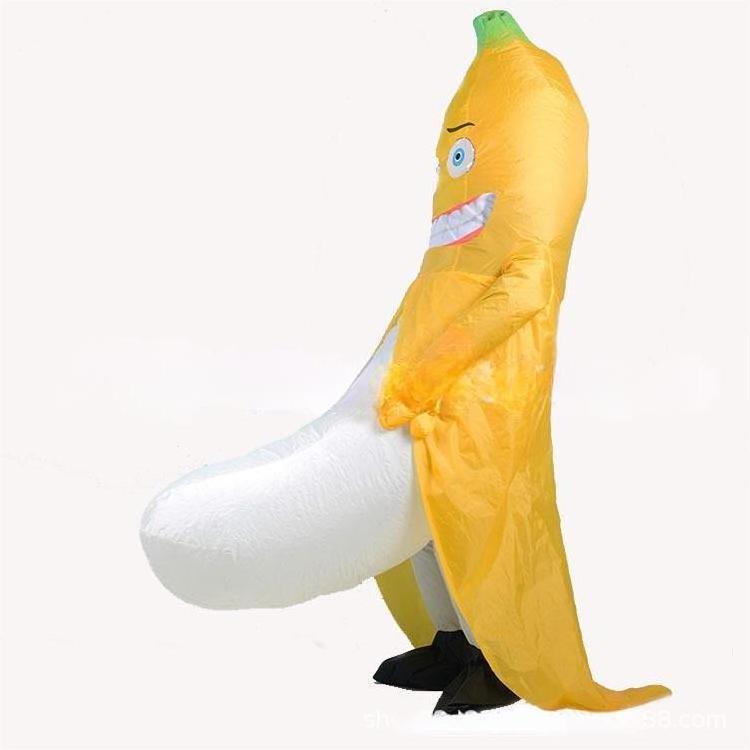 inflatable Sleazy banana mascot costume  cosplay party carnival adult dress advertising dancing wedding