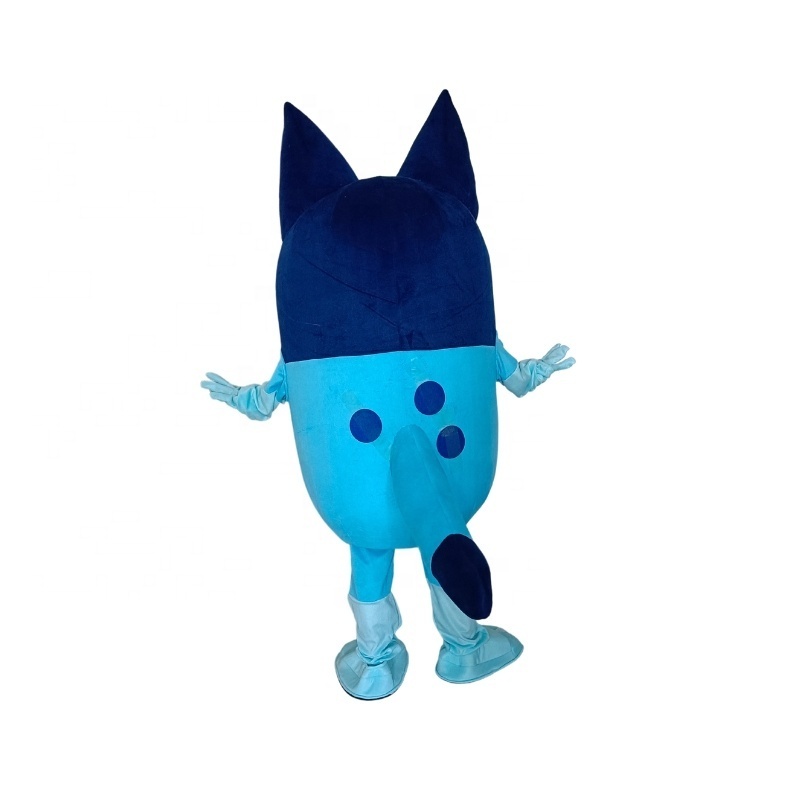 bluey bing go dog mascot costume foam head cosplay party carnival costume adult dress kid birthday advertising dancing wedding