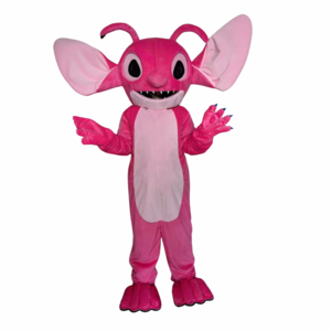 pink stitch mascot costume foam halloween cosplay party carnival adult dress kid birthday advertising dancing wedding