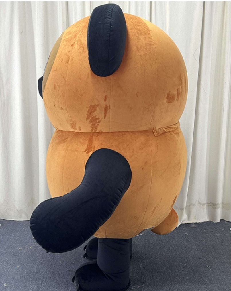 6.56ft bear inflatable tom nook mascot costume  cosplay party carnival adult dress kid birthday advertising dancing wedding