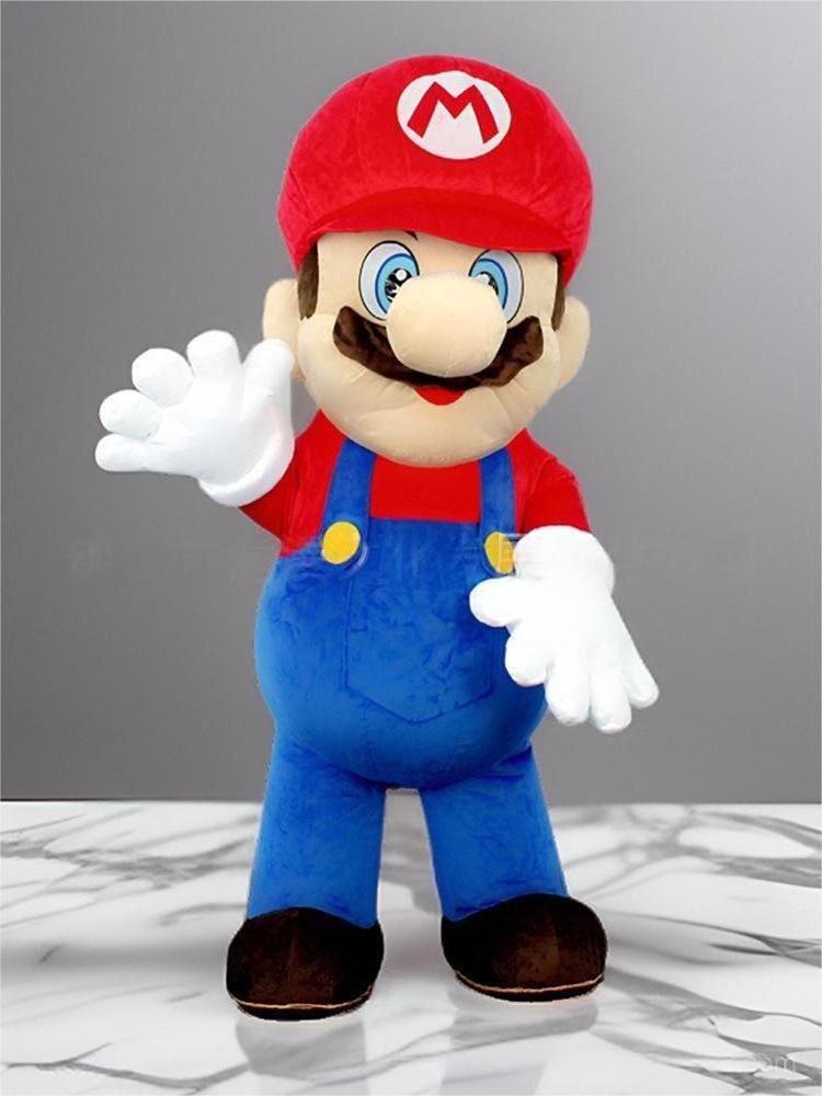 inflatable Mario mascot costume  cosplay party carnival adult dress kid birthday advertising dancing wedding