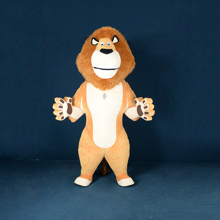 Giant Cartoon Lion inflatable  mascot costume  cosplay party carnival adult dress kid birthday advertising dancing wedding