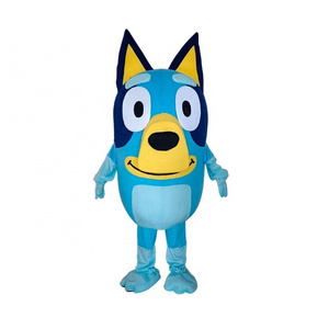 bluey bing go dog mascot costume foam head cosplay party carnival costume adult dress kid birthday advertising dancing wedding