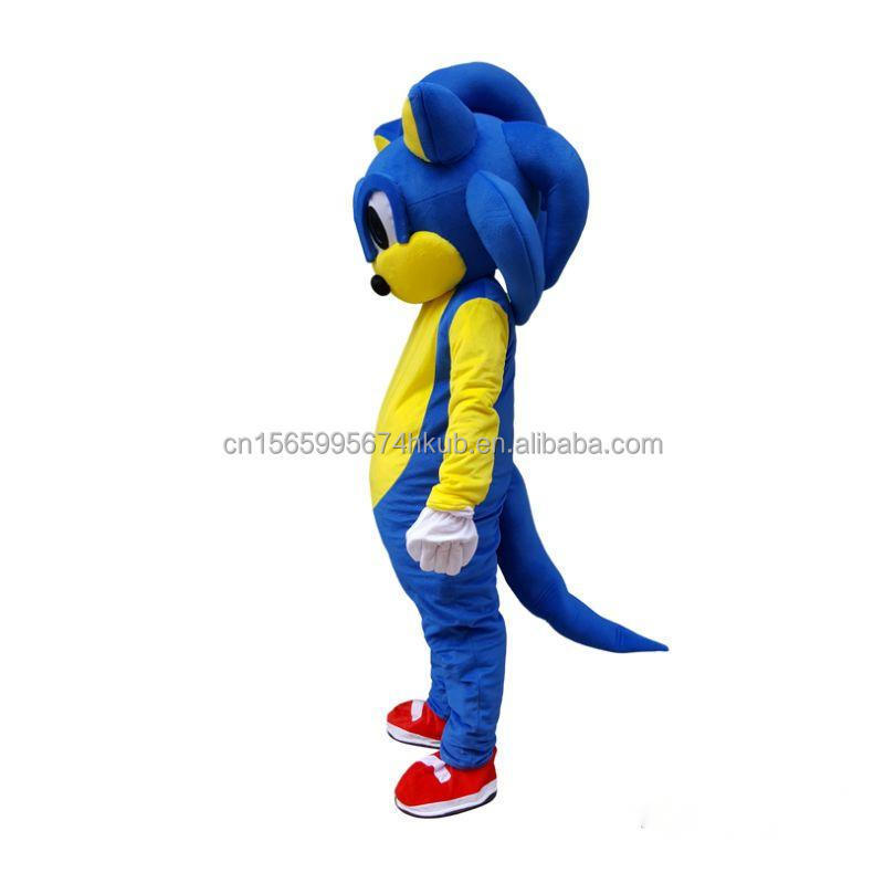 sonic mascot costume foam head cosplay party carnival costume adult dress kid birthday advertising dancing wedding