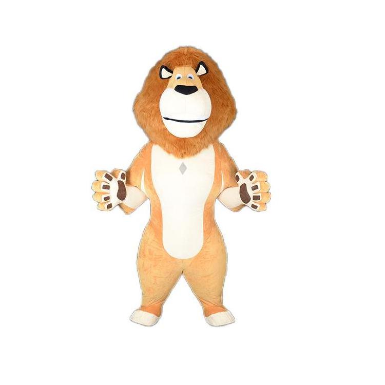 Cartoon Lion inflatable  mascot costume  cosplay party carnival adult dress kid birthday advertising dancing wedding