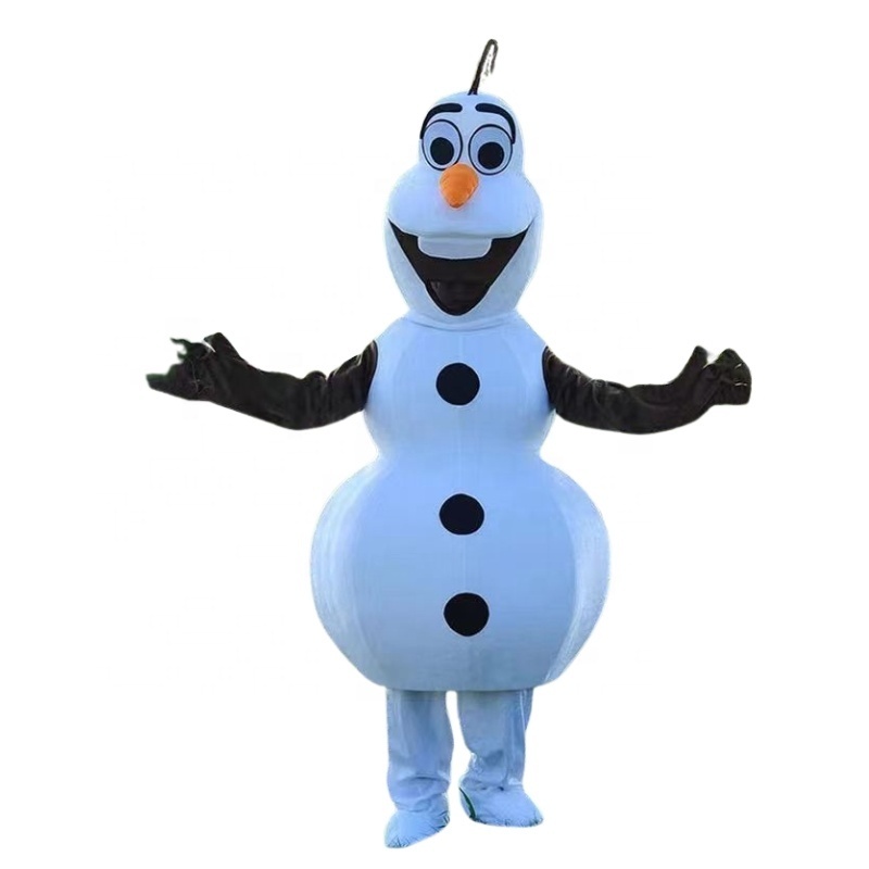 Olaf elsa anna mascot costume cosplay party carnival costume adult dress kid birthday advertising dancing wedding