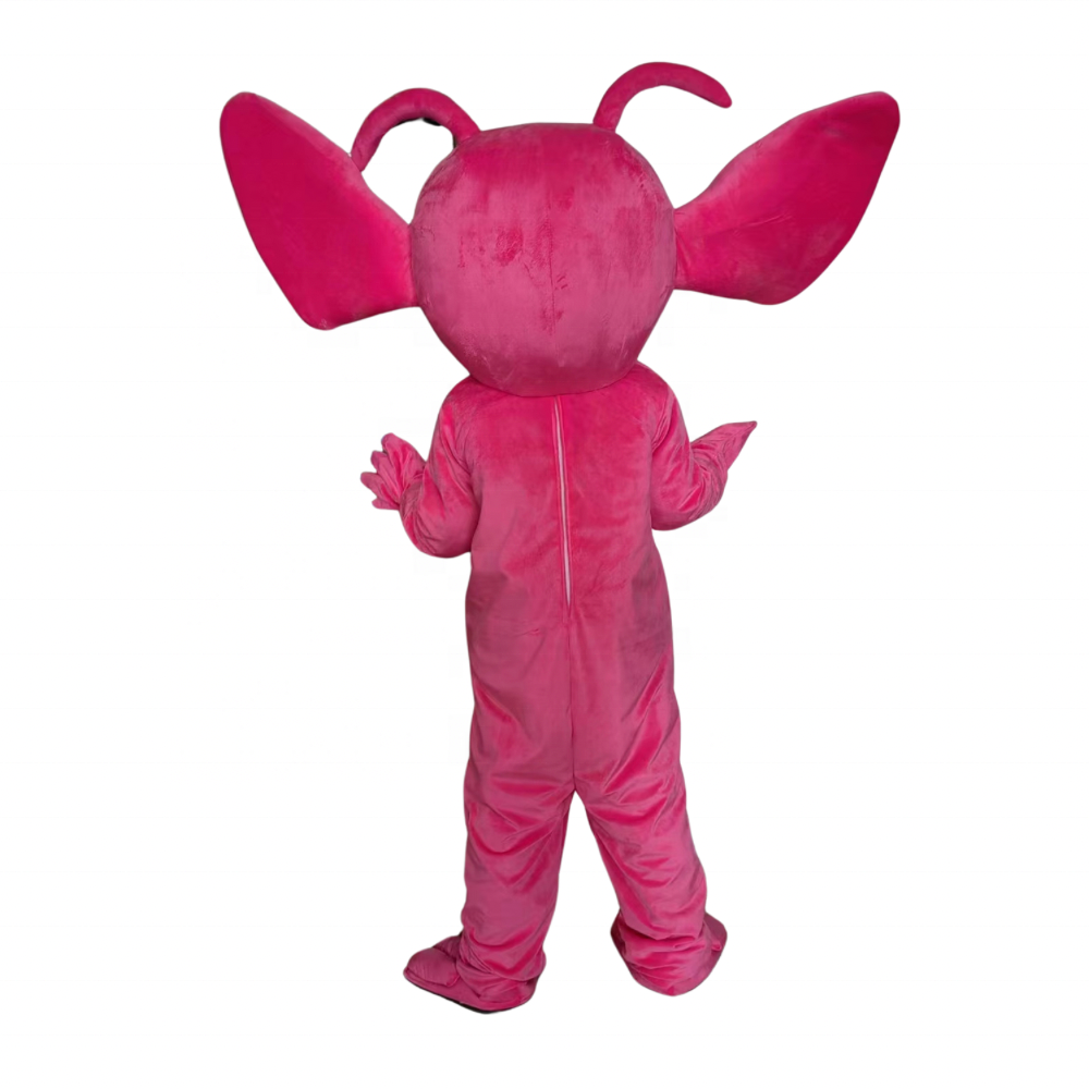 pink stitch mascot costume foam halloween cosplay party carnival adult dress kid birthday advertising dancing wedding