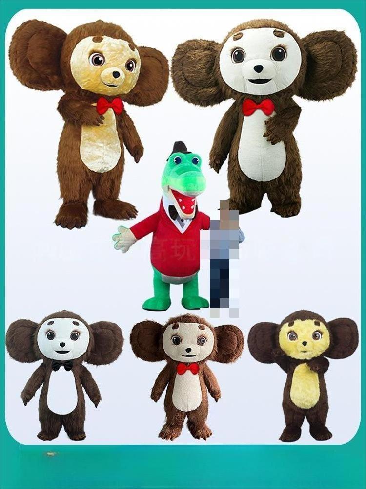 Big eared monkey inflatable  mascot costume  cosplay party carnival adult dress kid birthday advertising dancing wedding