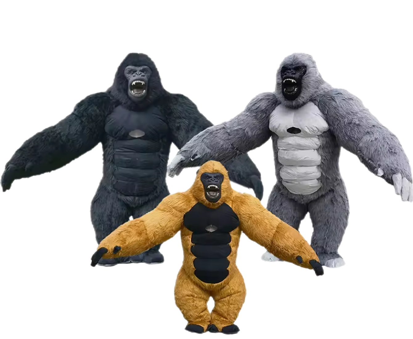 large inflatable gorilla walking mascot costume  cosplay party carnival adult dress kid birthday advertising dancing wedding