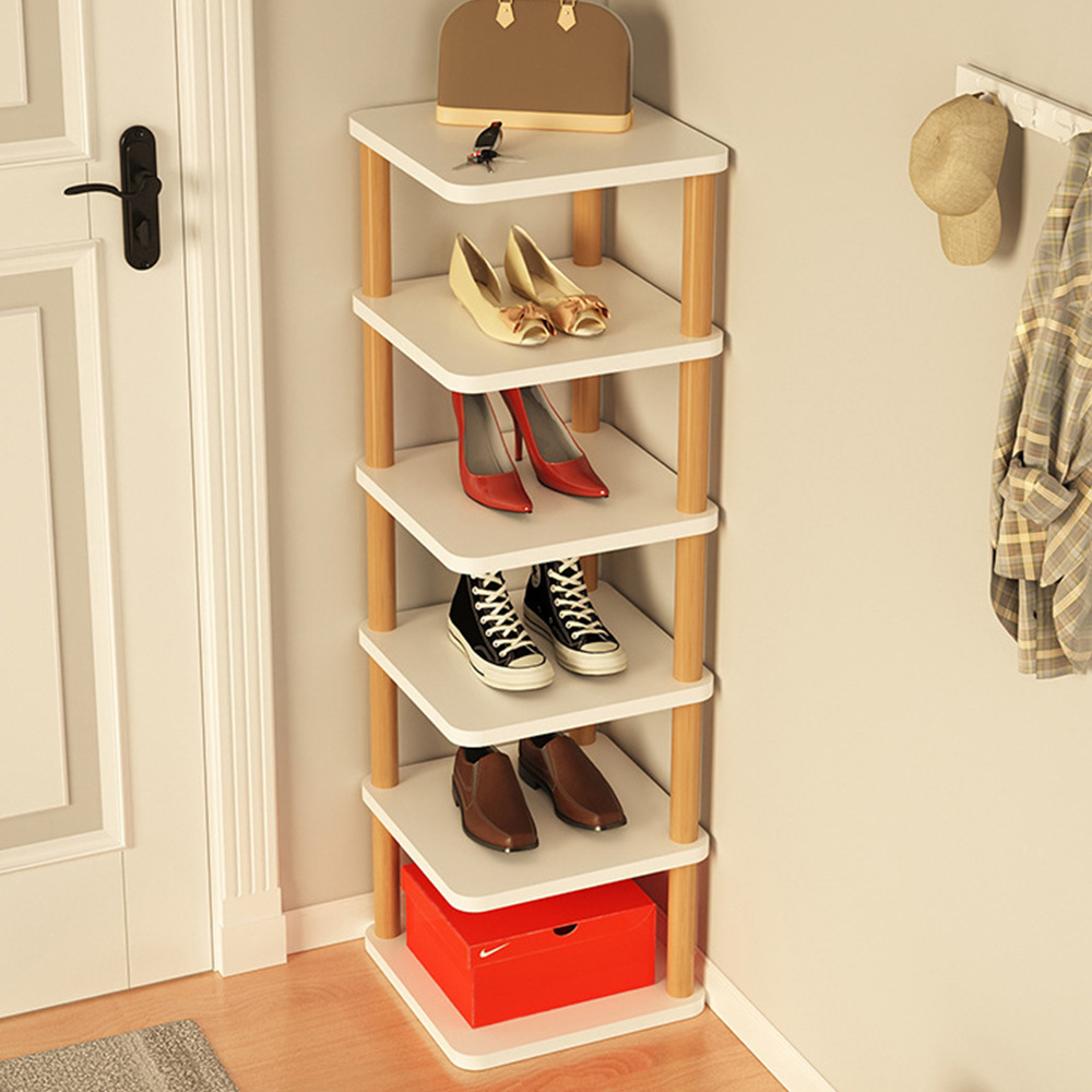 Customized Shoe rack Multilayer Doorway Household storage Simple Shoe cabinet saves space small narrow shoe shelf corner