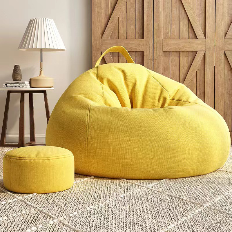 Comfortable Large Small Lazy Sofas Cover Chairs Lounger Seat Bean Bag Couch Living Room Beanbags