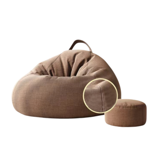 High-Quality Living Room Lazy Sofa Filler Memory Foam Adult Soccer Ball Bean Bag Chair