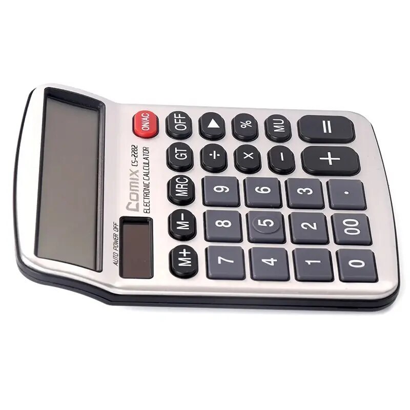 Desk Calculator 12 Digit Office Calculators with Large LCD Display Auto Power Off Big Button Calculator for Home School