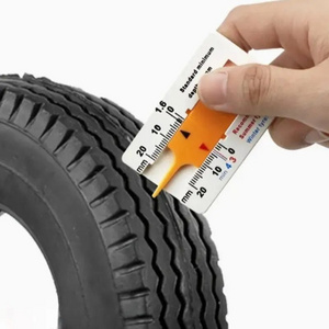 1pc Tyre Tread Depth Gauge 0-20 Mm Tire Ruler Portable Tyre Tread Checker Vernier Depth Caliper Tool For Car Motorcycle Truck