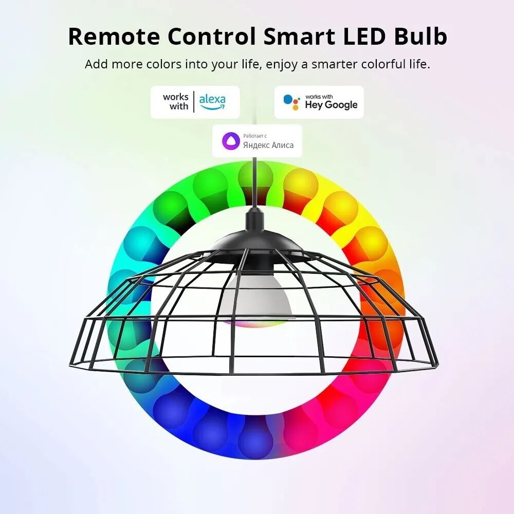 GU10 WiFi Smart LED Bulb RGB CW White 5W Dimmable Lamps EWelink APP Control Light Bulb Work With Alexa Google Home Smartthings