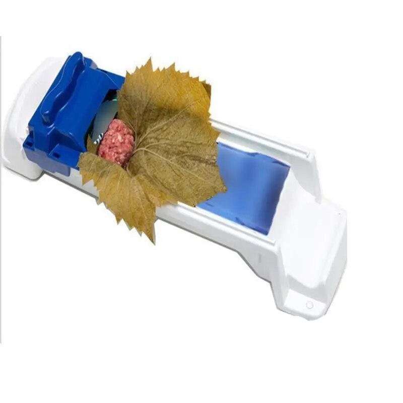 1pc White and Bule Vegetable Meat Rolling Machine Stuffed Grape Leaf Meat Roller Wrapping Cabbage Meat Rolling Kitchen Gadget