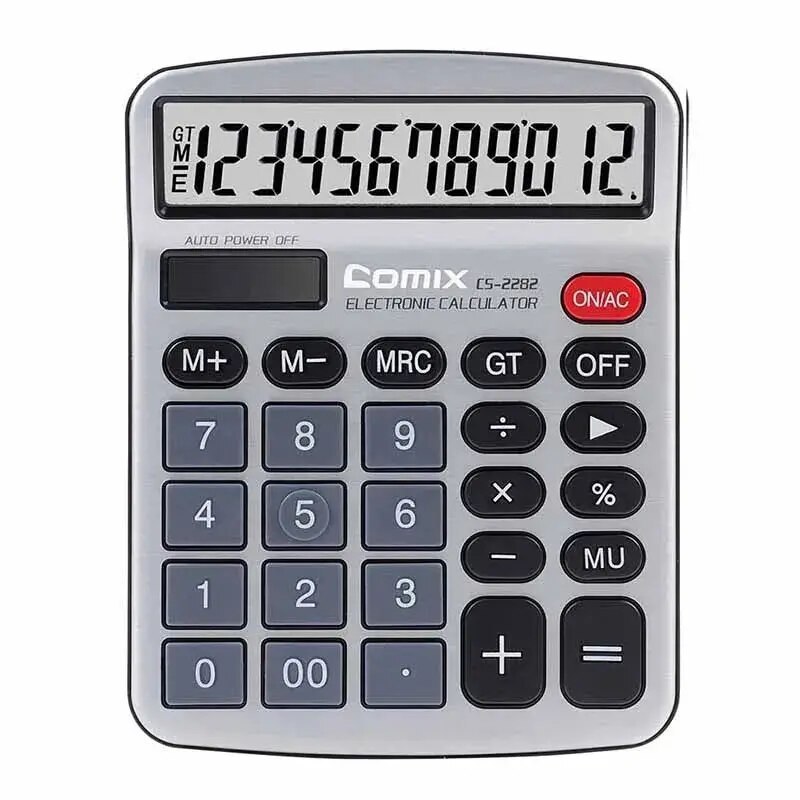 Desk Calculator 12 Digit Office Calculators with Large LCD Display Auto Power Off Big Button Calculator for Home School