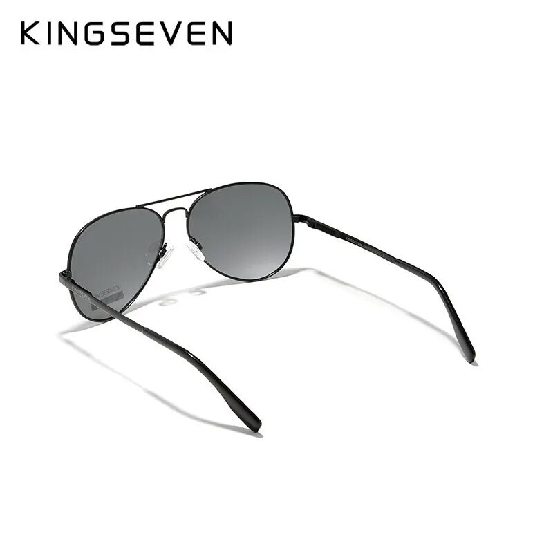 KINGSEVEN Men Vintage Aluminum Sunglasses 2023 New Classic Polarized UV400 Mirror Male Sun Glasses Women Driving Eyewear For Men