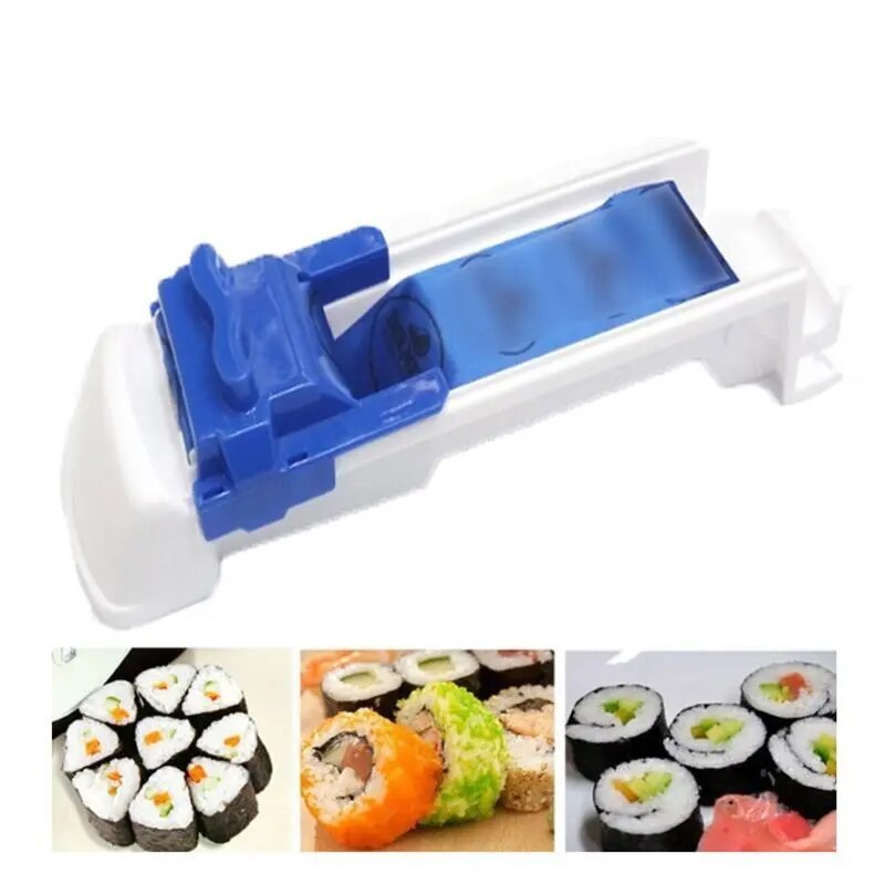 1pc White and Bule Vegetable Meat Rolling Machine Stuffed Grape Leaf Meat Roller Wrapping Cabbage Meat Rolling Kitchen Gadget