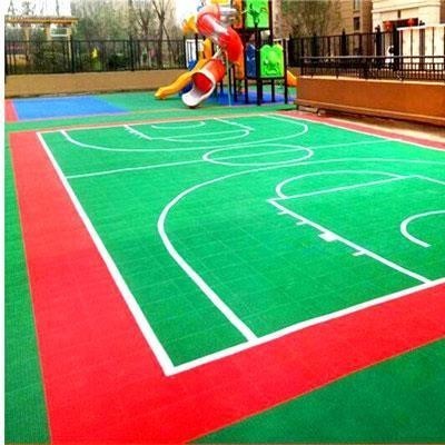 Kindergarten Assembled Floor Mat Outdoor Playground Basketball Court Volleyball Badminton Other Floating Plastic Floor Mat