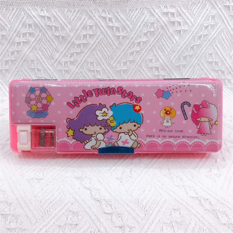 Children's Student Multifunctional Pencil Case With Pencil Sharpener Sanrio Double-sided Pen Case Pencil Case