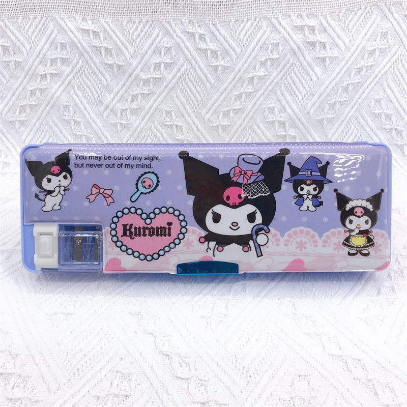 Children's Student Multifunctional Pencil Case With Pencil Sharpener Sanrio Double-sided Pen Case Pencil Case