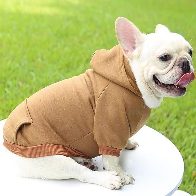 Manufacturer's Comfortable Warm Jacket Hoodie for Small Dogs Puppy Pet Clothes with Pocket for Cat Apparel Pet Warm Sweater