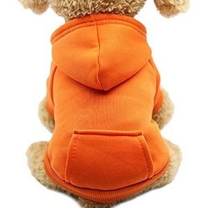 Manufacturer's Comfortable Warm Jacket Hoodie for Small Dogs Puppy Pet Clothes with Pocket for Cat Apparel Pet Warm Sweater