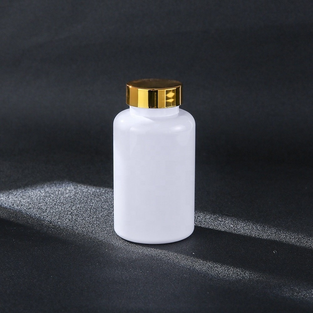 Medicine Plastic Packaging Child-proof PET White Pill Plastic Bottle Capsule Container Pill Bottle for Pharmaceutical