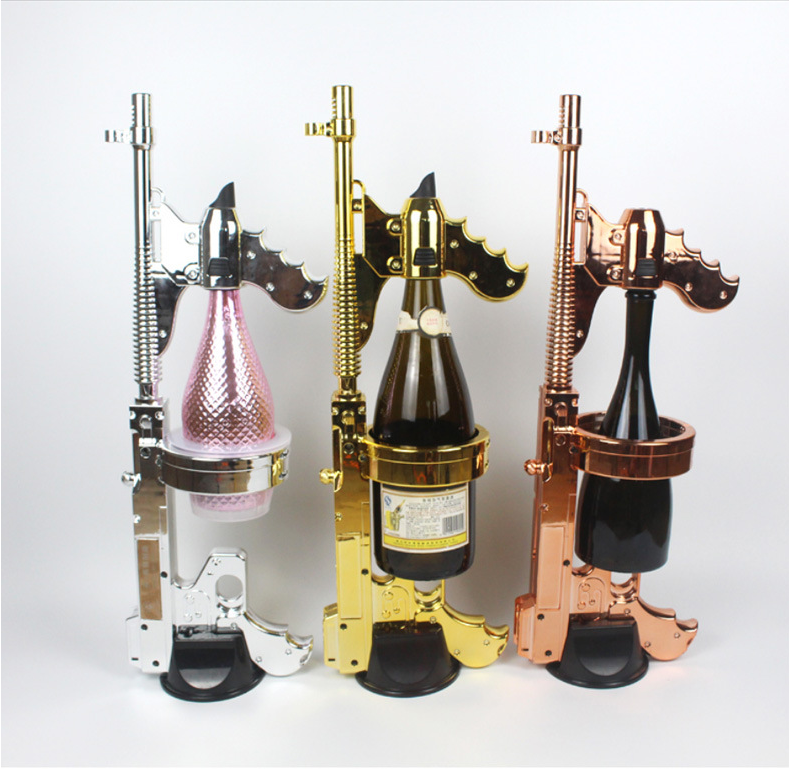 Rechargeable Bottle Presenter Champagne Gun Shooter Durable Alcohol Gun Shooter Whisky Champagne Gun